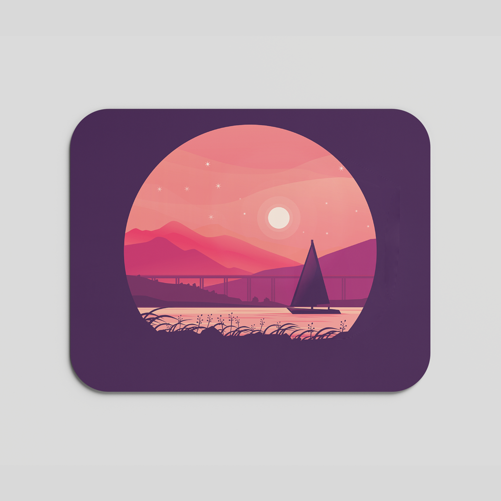 TrendzyKart Unisex Mouse Pad - Square - Scenery 3