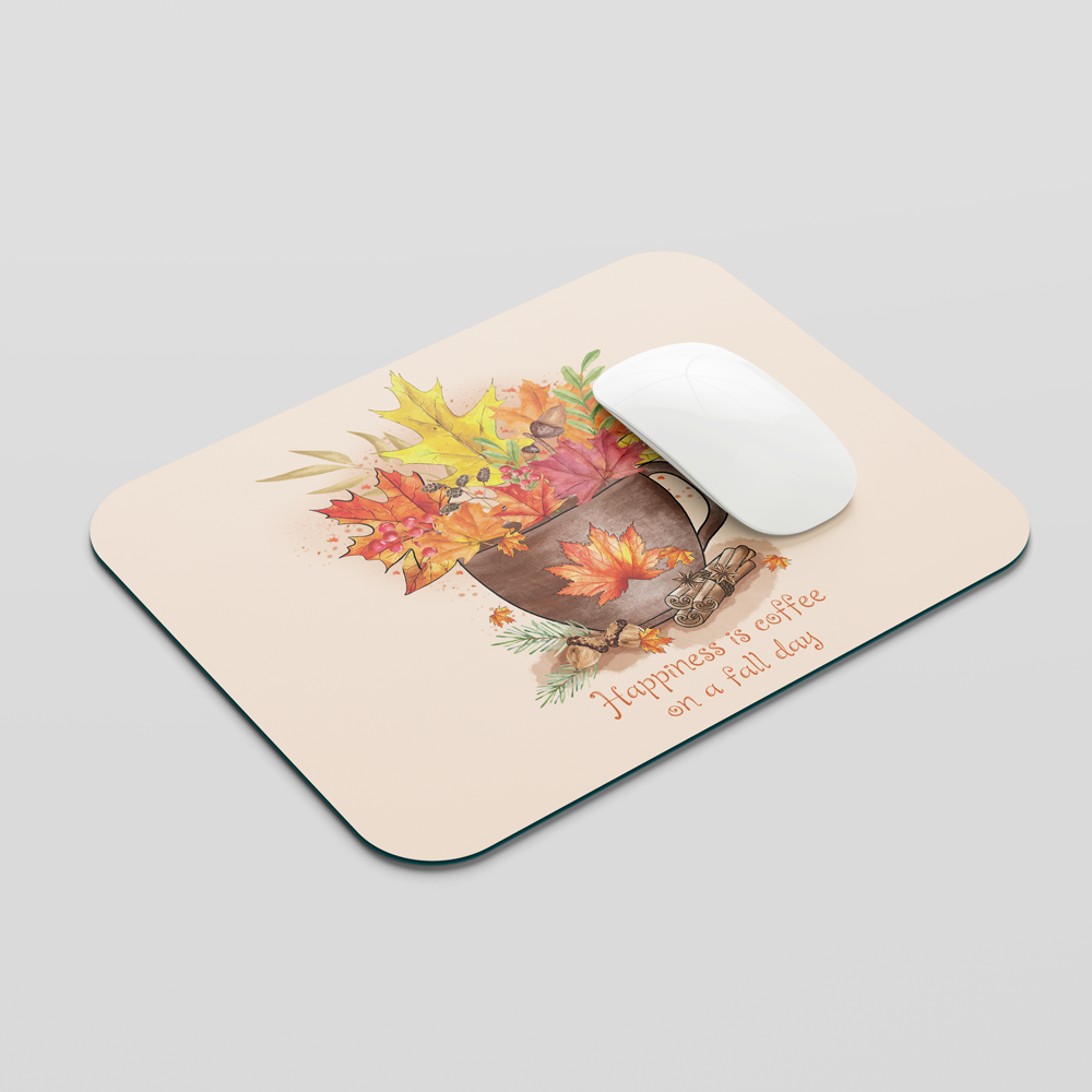 TrendzyKart Unisex Mouse Pad - Square - Coffee 1