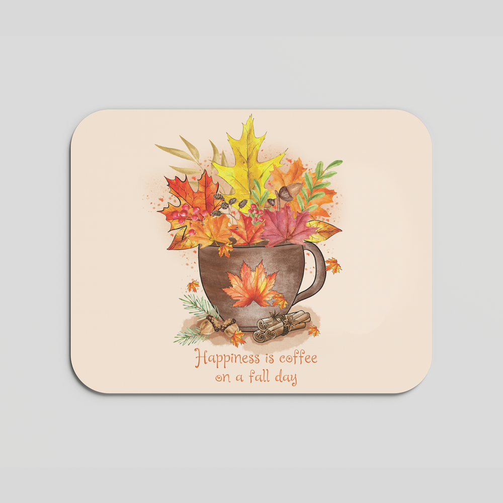 TrendzyKart Unisex Mouse Pad - Square - Coffee 1