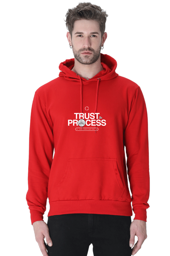 TrendzyKart Trust the Process Print Men's Casual Hoodie Sweatshirt