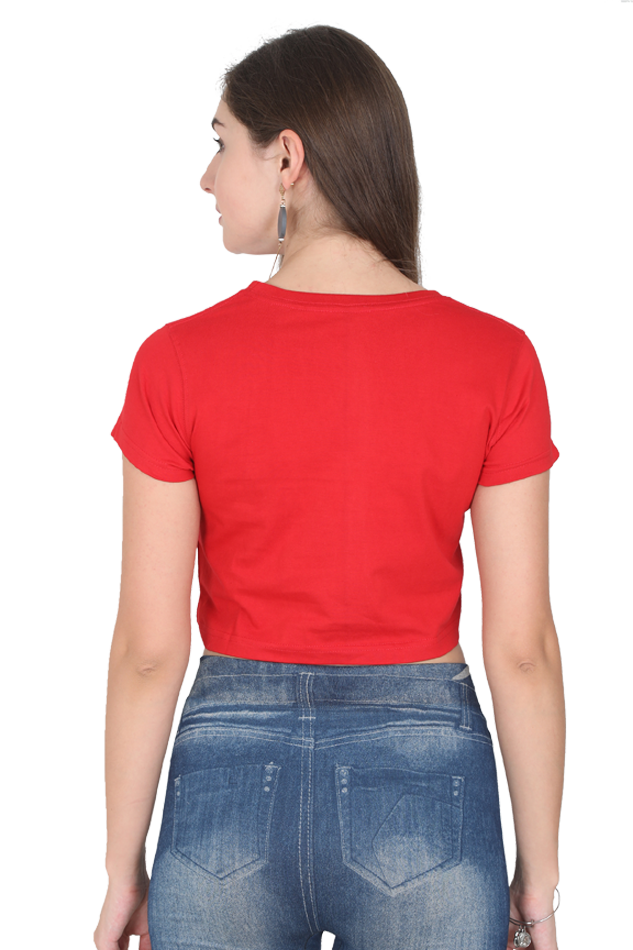 TrendzyKart Classic 1950 Vintage Car Digital Print Women Crop Top