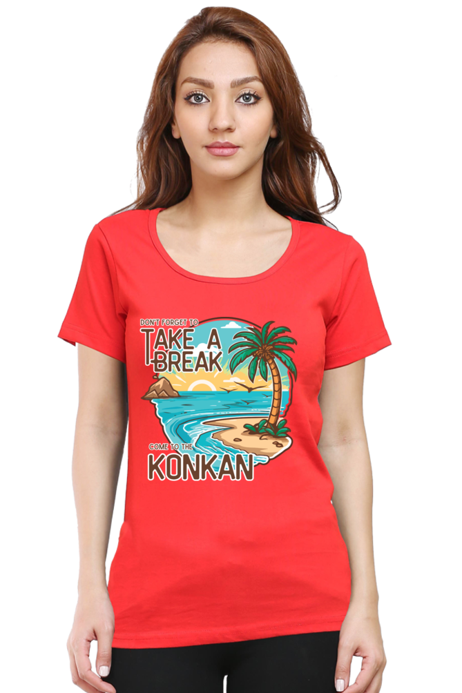 TrendzyKart Kokan Digital Print Half Sleeve T-Shirt