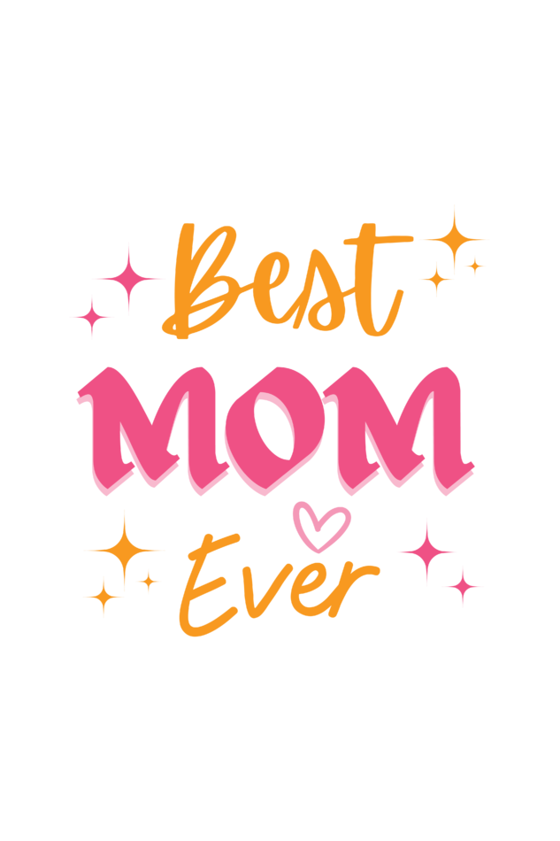 Best Mom Ever Print Unisex Zipper Tote Bag