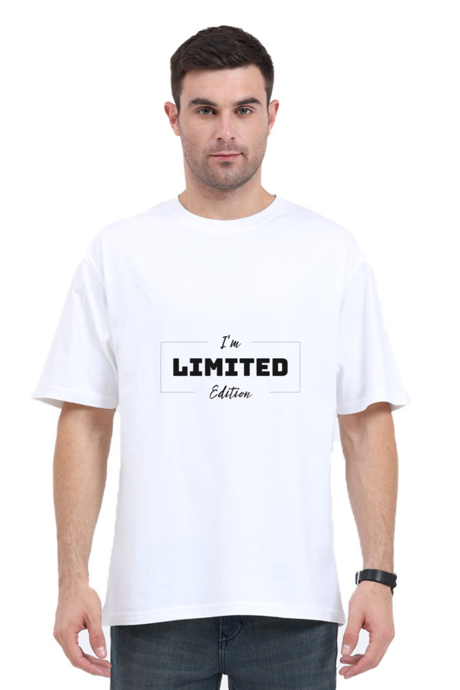 TrendzyKart Unisex Oversized Standard T-Shirt - I m Limited Edition