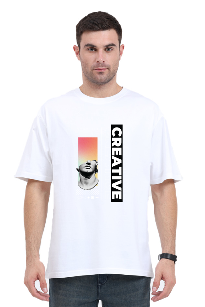 TrendzyKart Unisex Oversized Standard T-Shirt - Creative