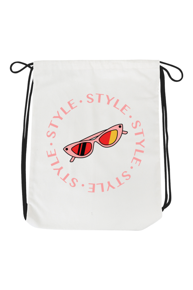 TrendzyKart Style Print Unisex Drawstring Bag