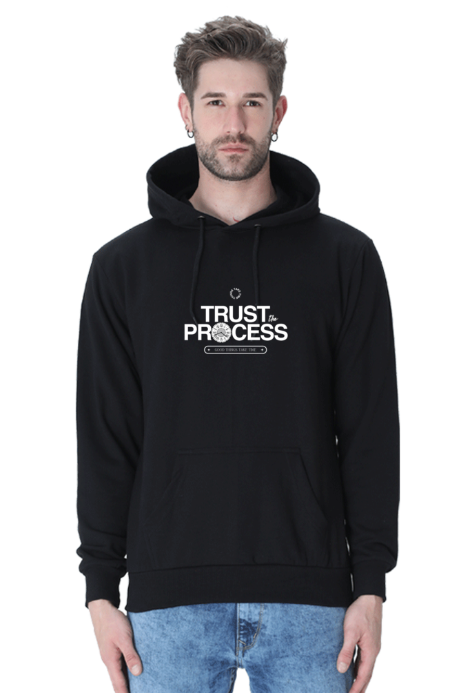 TrendzyKart Trust the Process Print Men's Casual Hoodie Sweatshirt