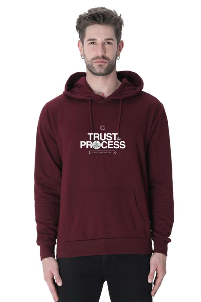 TrendzyKart Trust the Process Print Men's Casual Hoodie Sweatshirt