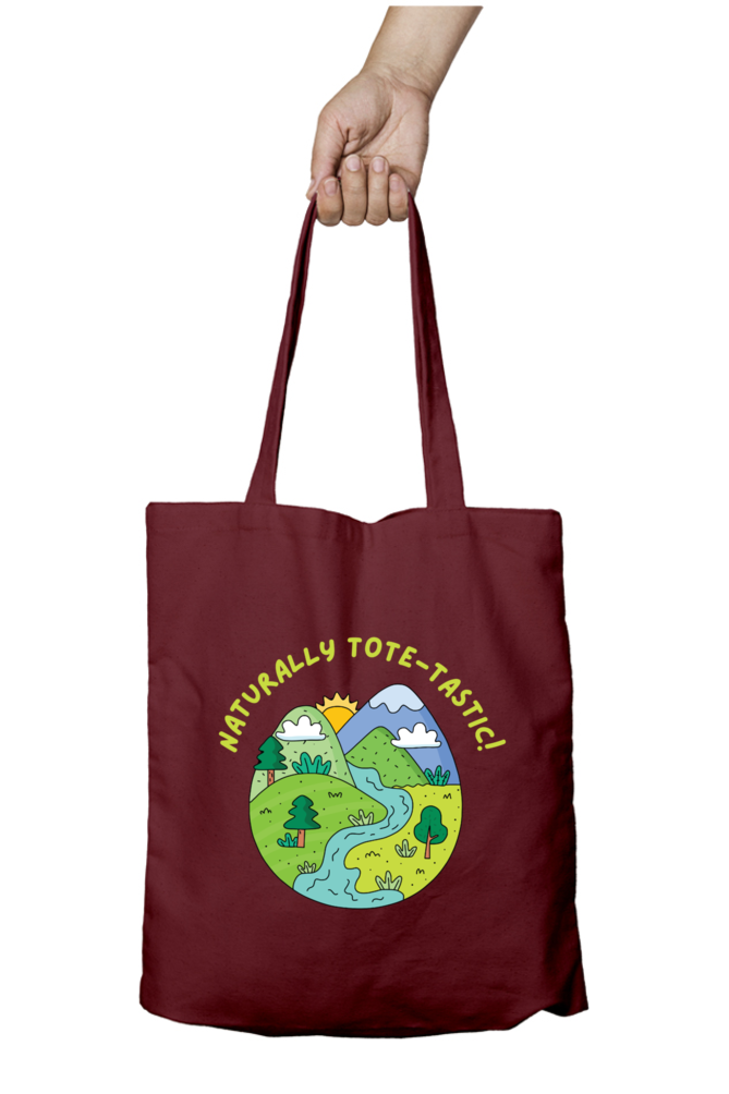 TrendzyKart Nature Print Unisex Zipper Tote Bag