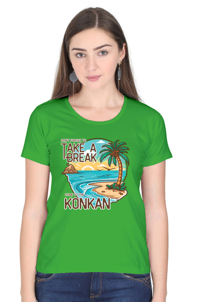 TrendzyKart Kokan Digital Print Half Sleeve T-Shirt