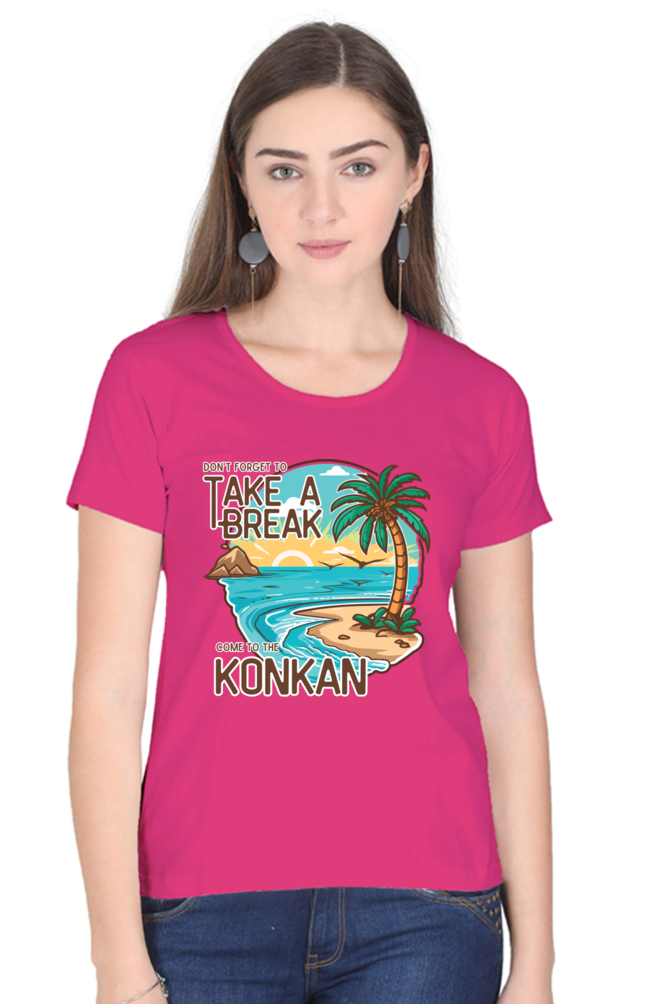 TrendzyKart Kokan Digital Print Half Sleeve T-Shirt