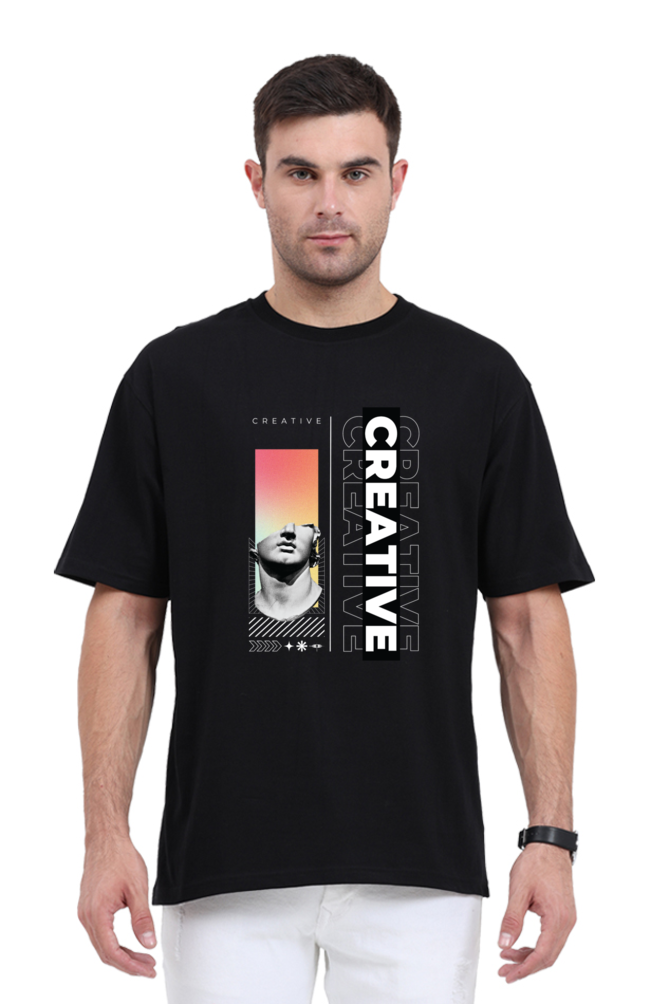 TrendzyKart Unisex Oversized Standard T-Shirt - Creative