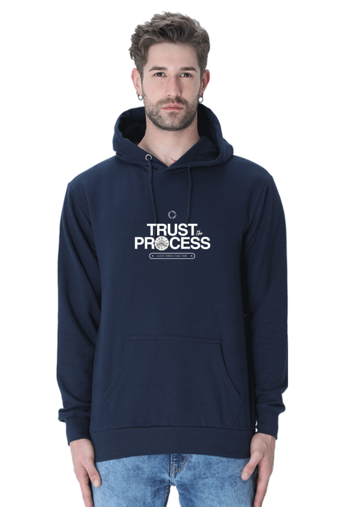 TrendzyKart Trust the Process Print Men's Casual Hoodie Sweatshirt