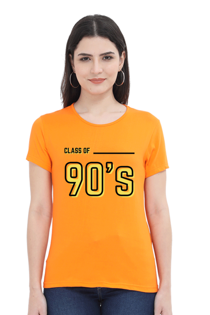 TrendzyKart Class 90's Digital Print Women Half Sleeve T-Shirt