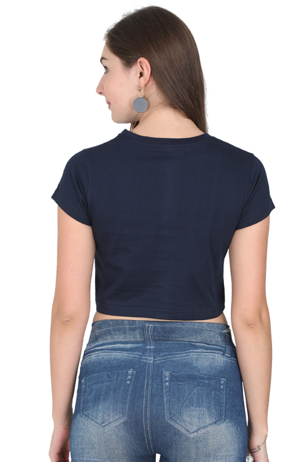 TrendzyKart Positive Thinking Digital Print Women Crop Top