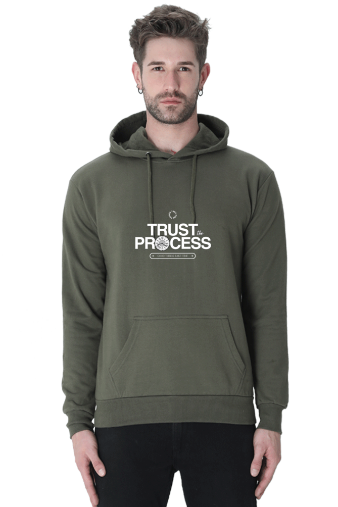 TrendzyKart Trust the Process Print Men's Casual Hoodie Sweatshirt