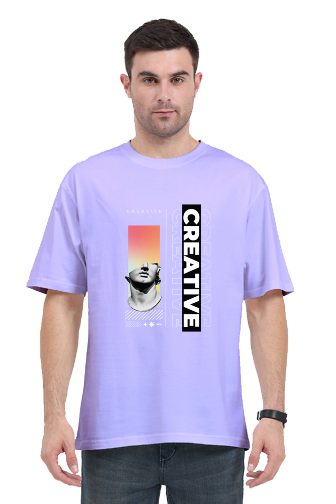 TrendzyKart Unisex Oversized Standard T-Shirt - Creative