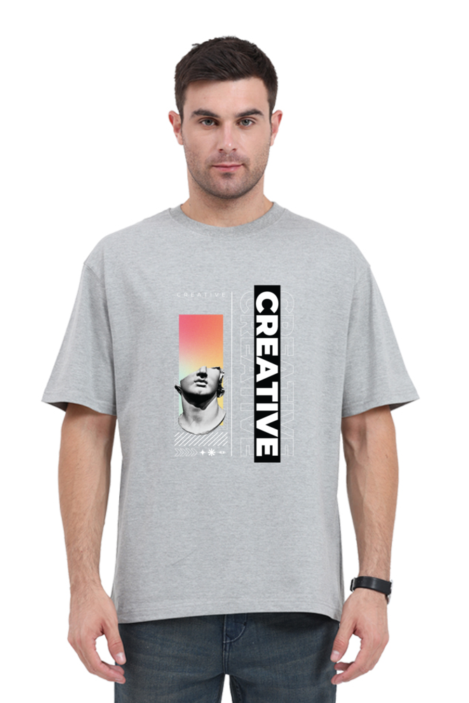 TrendzyKart Unisex Oversized Standard T-Shirt - Creative