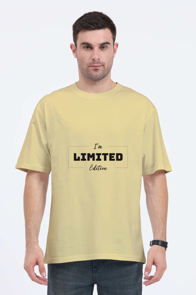 TrendzyKart Unisex Oversized Standard T-Shirt - I m Limited Edition