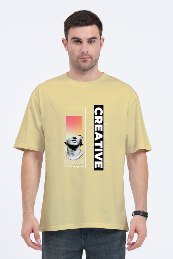 TrendzyKart Unisex Oversized Standard T-Shirt - Creative