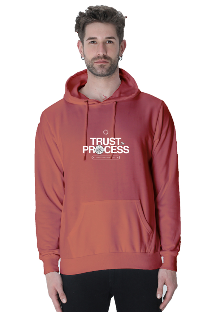 TrendzyKart Trust the Process Print Men's Casual Hoodie Sweatshirt