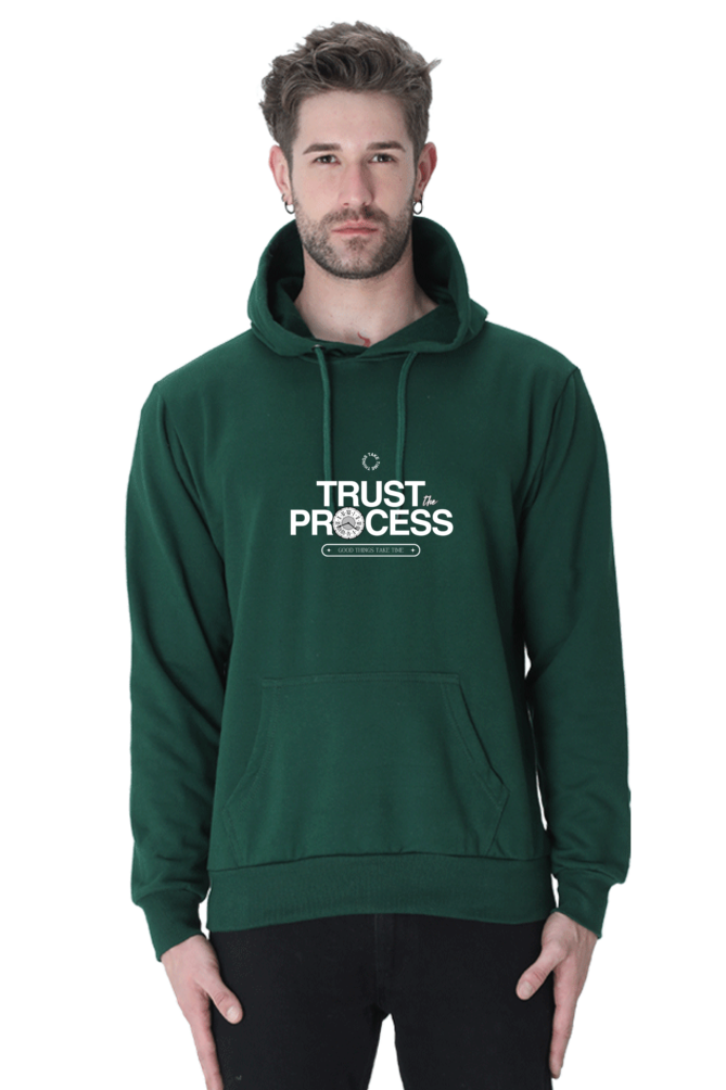 TrendzyKart Trust the Process Print Men's Casual Hoodie Sweatshirt