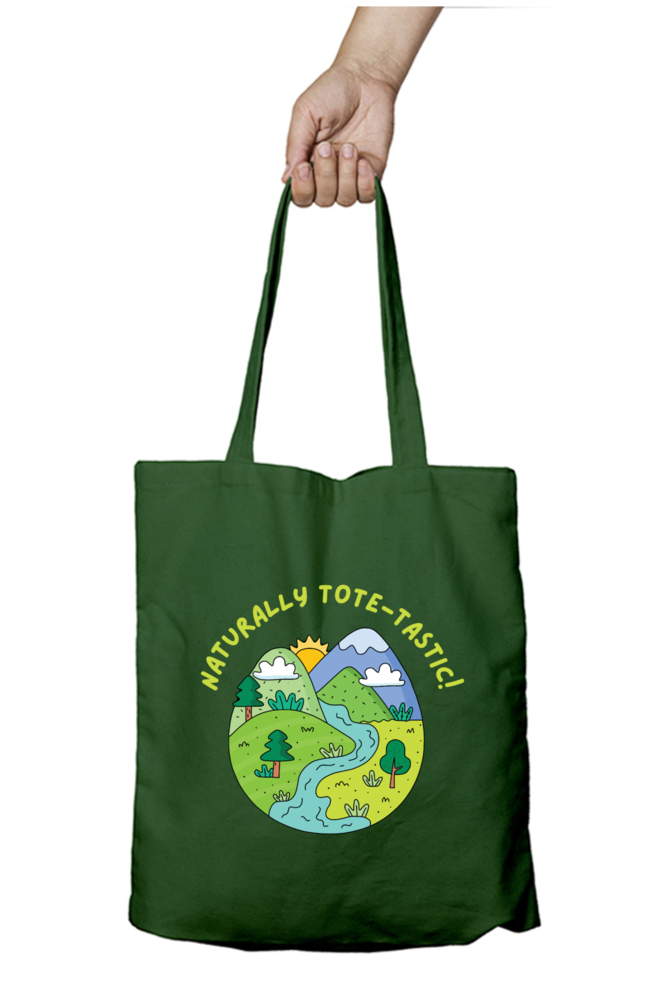 TrendzyKart Nature Print Unisex Zipper Tote Bag