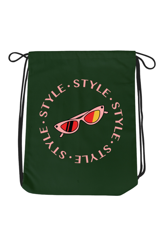 TrendzyKart Style Print Unisex Drawstring Bag