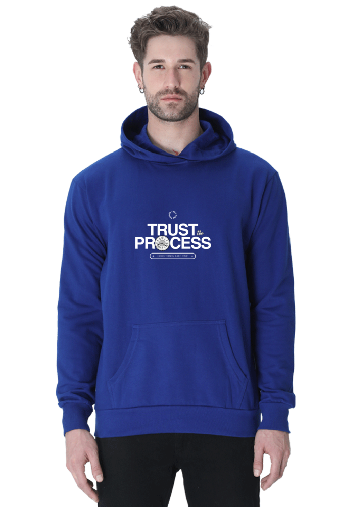 TrendzyKart Trust the Process Print Men's Casual Hoodie Sweatshirt